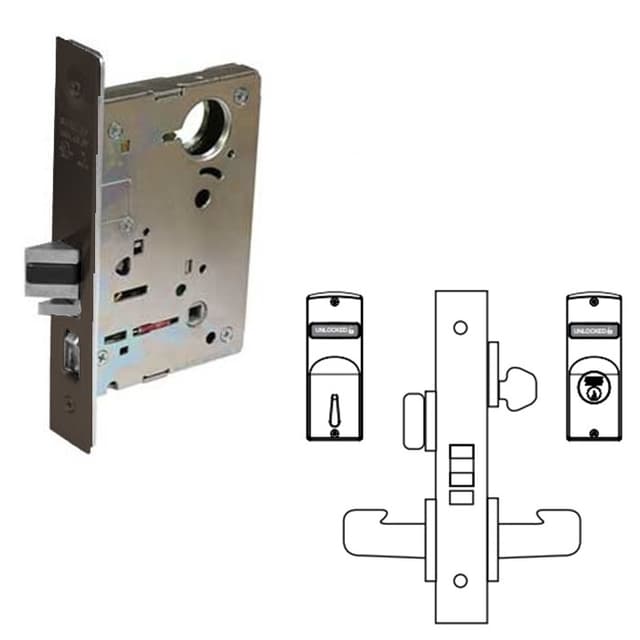 8200 Series 8205 Office/Entry Lockset Body