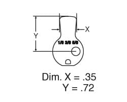 Mortise Cylinder Cam for L9061