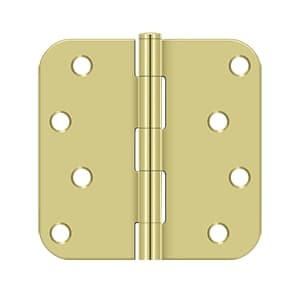 4" x 4" X 5/8" Radius Corner Hinge