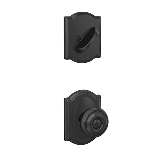 FC59 Custom Georgian Inside Trim Handleset/Entrance Knob Lock with Camelot Trim