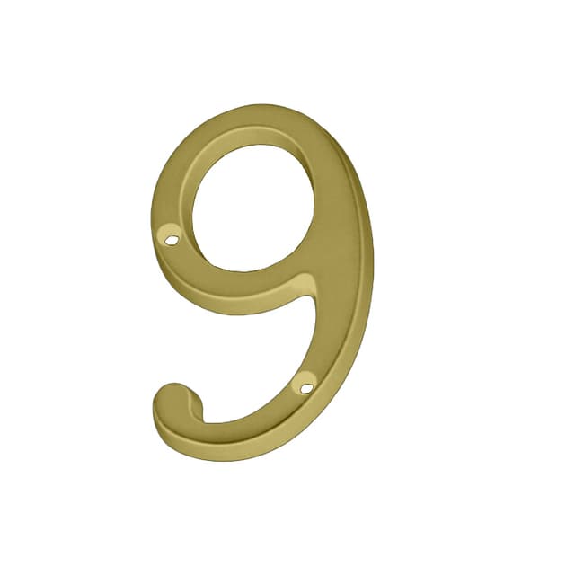 4" Classic House Number 9