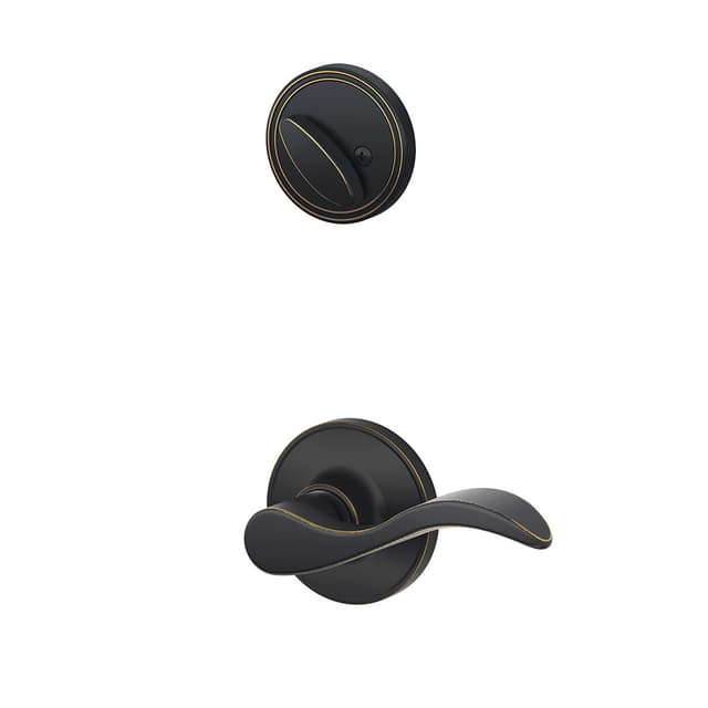 JH59 Seville Inside Trim Handleset/Entrance Lever Lock