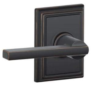 F10 Latitude Passage Lever Lock With Addison Trim