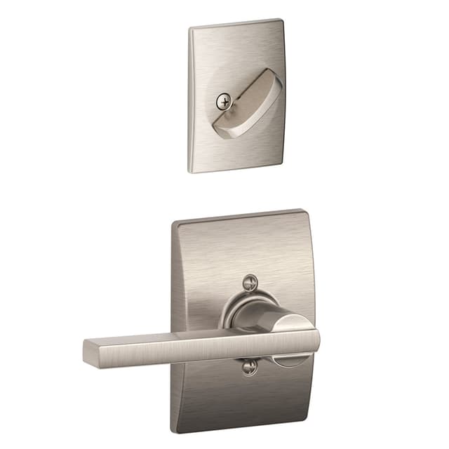 F59 Latitude Inside Trim Handleset/Entrance Lever Lock with Century Trim
