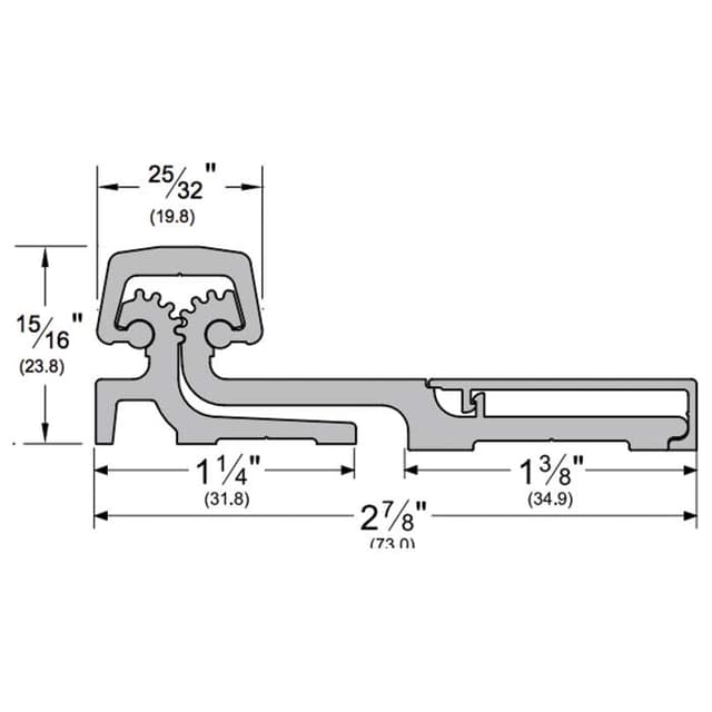 83" Continuous Geared Hinge