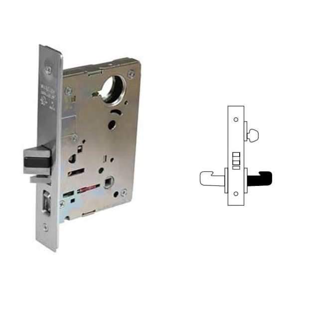 8200 Series 8204 Storeroom/Closet Lockset Body