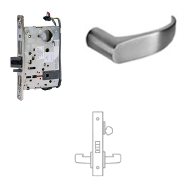 RX-8271-12V Electrified Single Cylinder Mortise Lock