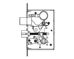 Mortise Closet/Storeroom Lock Case Only