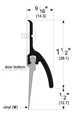 Door Bottom Sweep