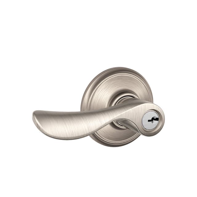 F51A Champagne Keyed Entry Lever Lock