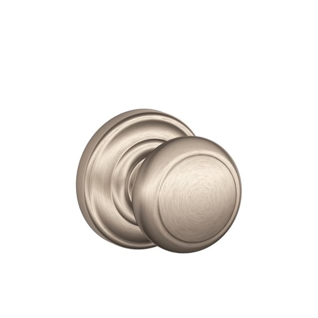 F10 Andover Passage Knob Lock With Andover Trim