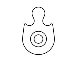 Mortise Cylinder Interchangeable Core Cam