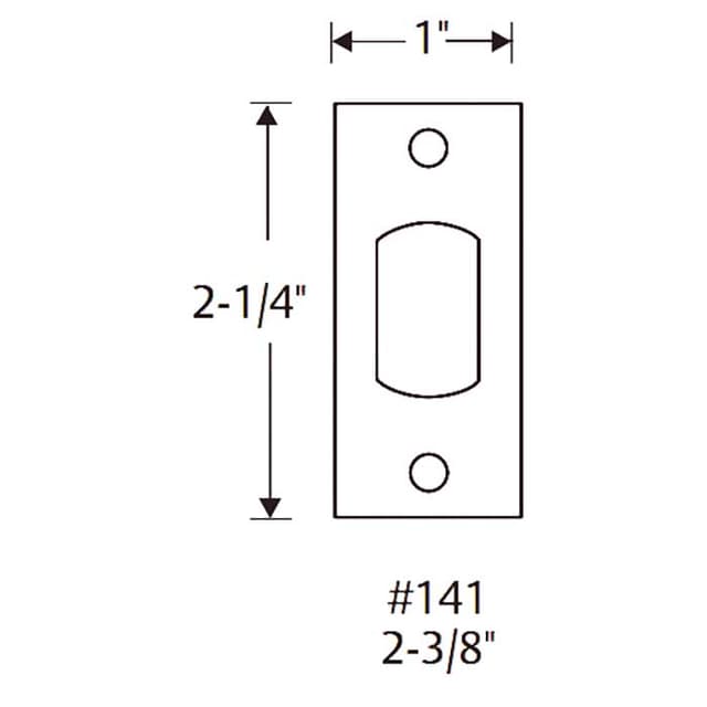D & E Series Deadbolt Latch