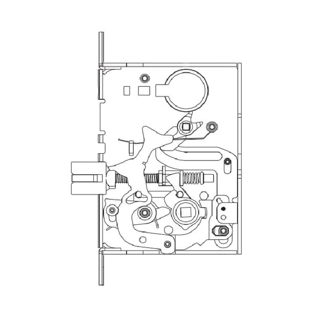 L Series Mortise Lock Case