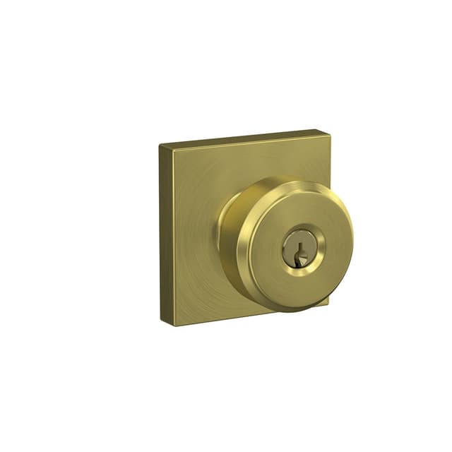 F51A Bowery Keyed Entry Knob Lock With Collins Trim