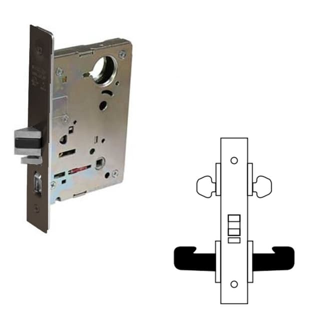 8200 Series 8217 Asylum/Institutional Lockset