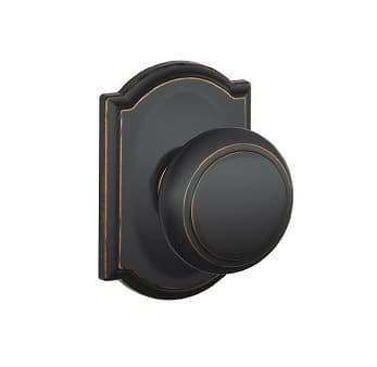 F10 Andover Passage Knob Lock With Camelot Trim