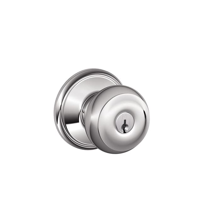 F51A Georgian Keyed Entry Knob Lock