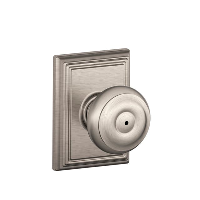 F40 Georgian Privacy Knob Lock With Addison Trim