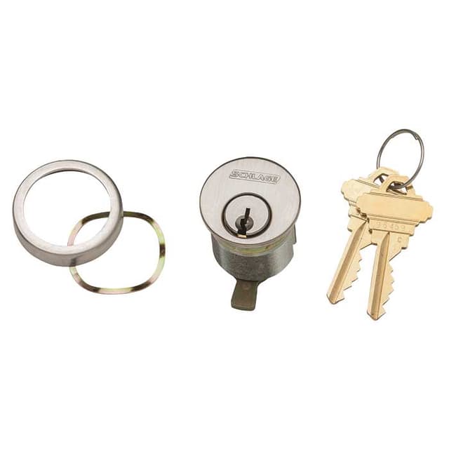 1-1/8 Mortise Cylinder W/AR Cam & Ring