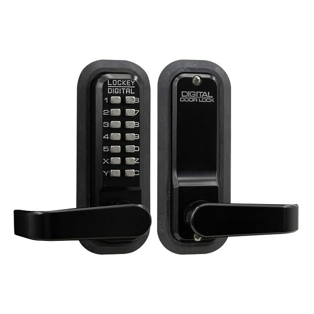 Single Combination Lever Lock With Passage