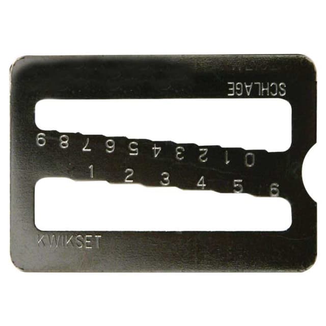 Kwikset/Schlage Gauge