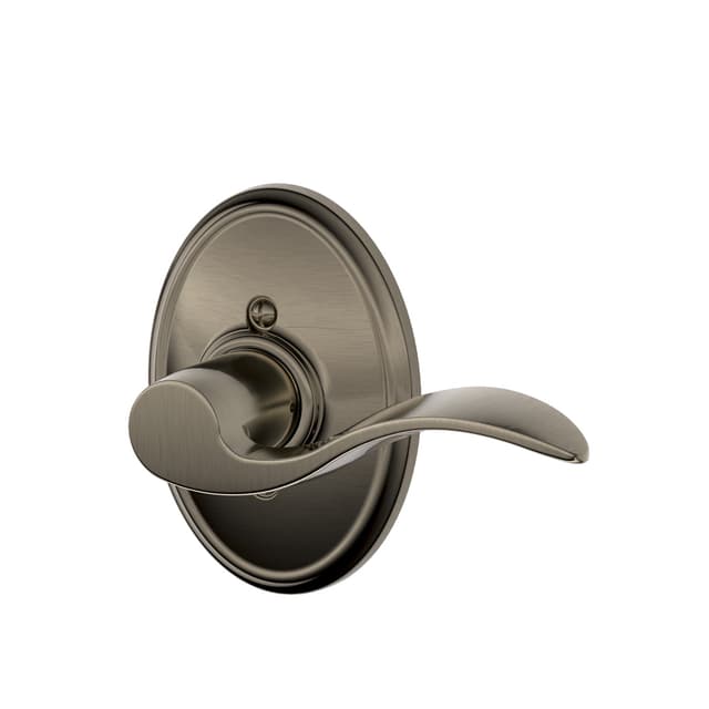 F170 Accent Lever Single Dummy Trim With Camelot Trim