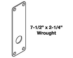 ML2000 N Escutcheon-Wrought