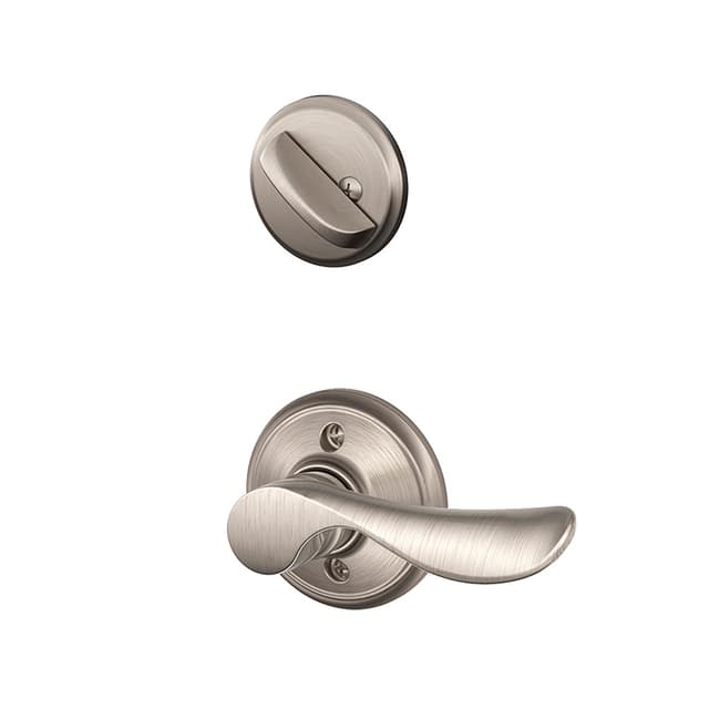 F59 Champagne Inside Trim Handleset/Entrance Lever Lock