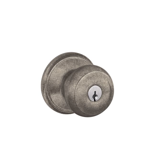 F51A Georgian Keyed Entry Knob Lock