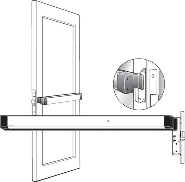 8400 Narrow Stile Mortise Exit Device