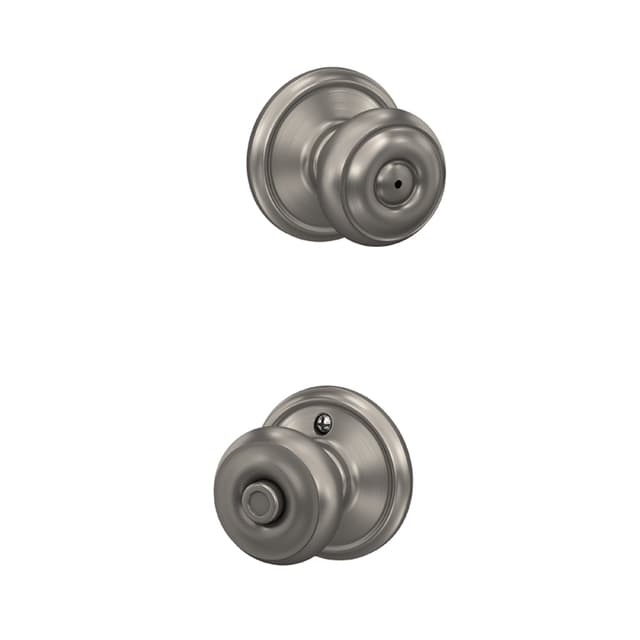 F40 Georgian Privacy Knob Lock in Vis Pack