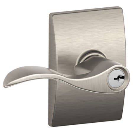 F51A Accent Keyed Entry Lever Lock With Century Trim