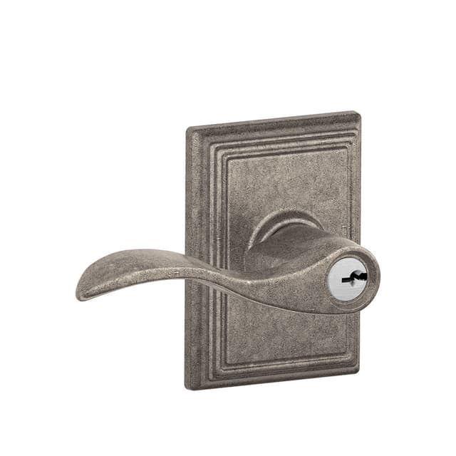 F51A Accent Keyed Entry Lever Lock With Addison Trim