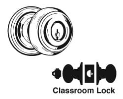 A70PD Georgian Classroom Lock