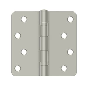 4" x 4" X 1/4" Radius Corner Hinge
