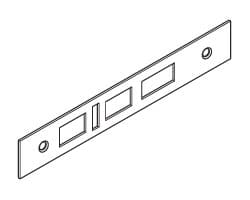 ML2000 Armored Front for Deadbolt, latch, Aux Latch, Toggle