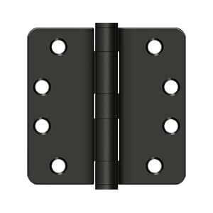 4" x 4" x 1/4" Radius Corner Hinge