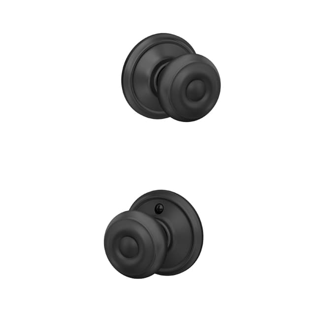 F10 Georgian Passage Knob Lock in Vis Pack