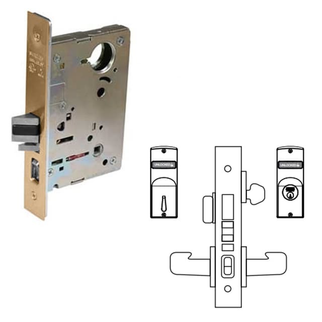 8200 Series 8243 Apartment Corridor Lockset Body