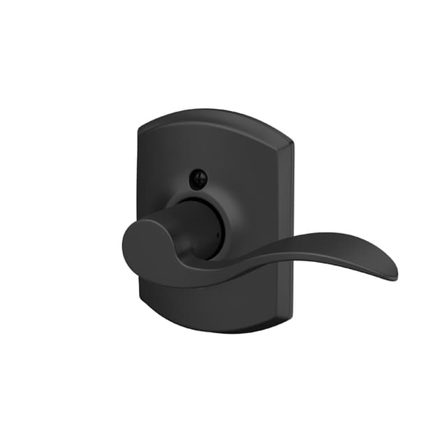 F170 Accent Lever Single Dummy Trim With Greenwich Trim