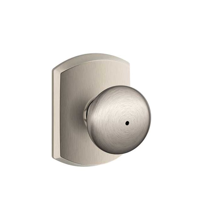 F40 Plymouth Privacy Knob Lock With Greenwich Trim