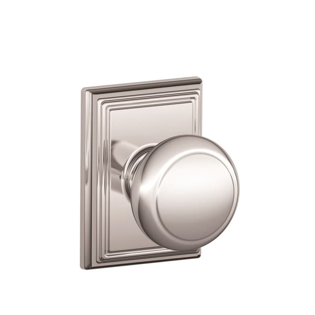 F10 Andover Passage Knob Lock With Addison Trim