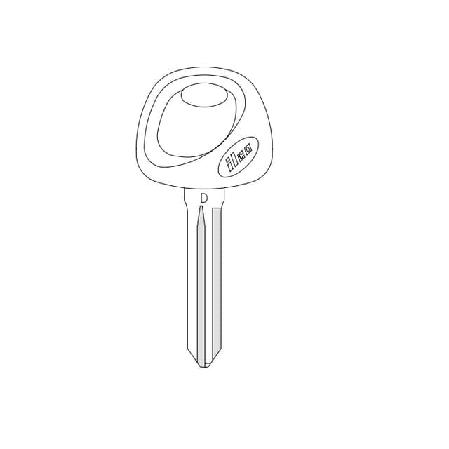 Plastic Head Key