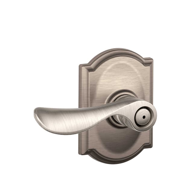 F40 Champagne Privacy Lever Lock With Camelot Trim