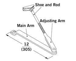 8600, 7000 Series Closer Arm
