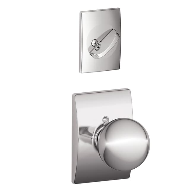 F59 Orbit Inside Trim Handleset/Entrance Knob Lock with Century Trim