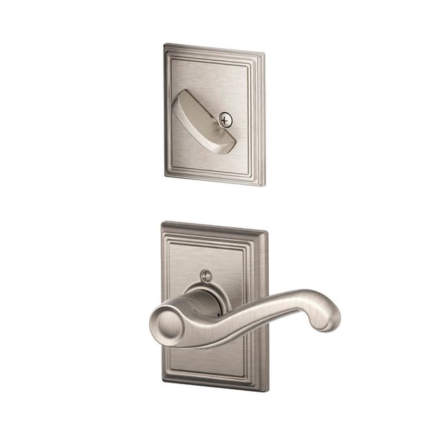 F59 Flair Inside Trim Handleset/Entrance Lever Lock with Addison Trim