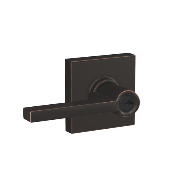 F51A Latitude Keyed Entry Lever Lock With Collins Trim