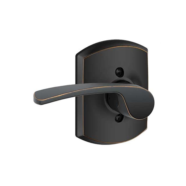 F170 Merano Lever Single Dummy Trim With Greenwich Trim